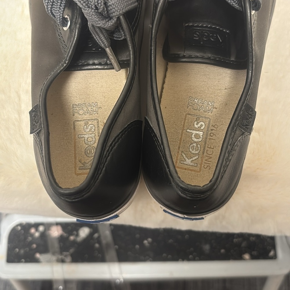 Keds Women's grey satin and leather  Sneakers - Picture 8 of 10